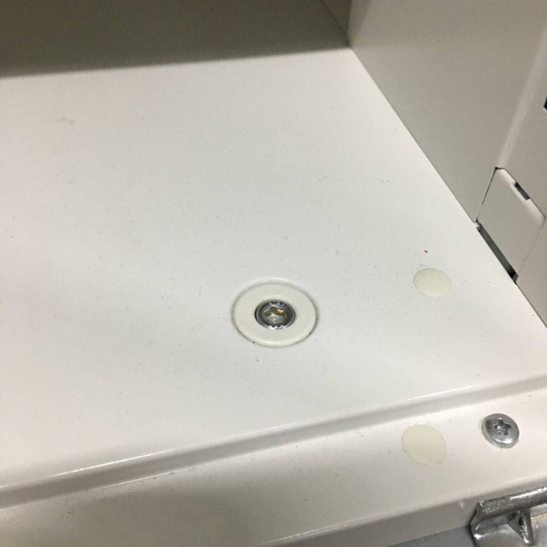 INABA イナバ 両開き書庫 鍵付 W90×D46×H106cm 3段収納