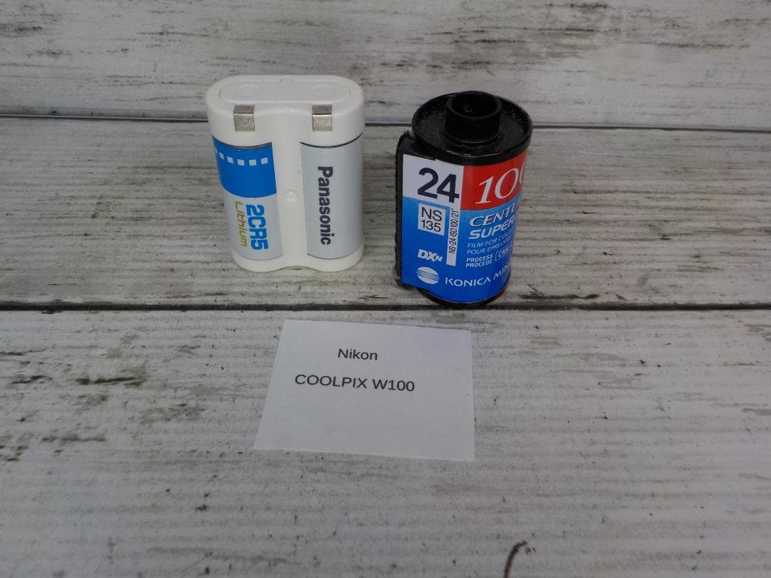 【動作良好】Nikon デジタルカメラCOOLPIX W100 ブルー