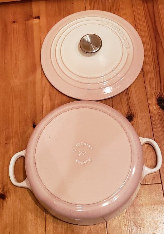 ●LE CREUSET●希少●パウダーピンク●ココットジャポネーズ●22㎝●