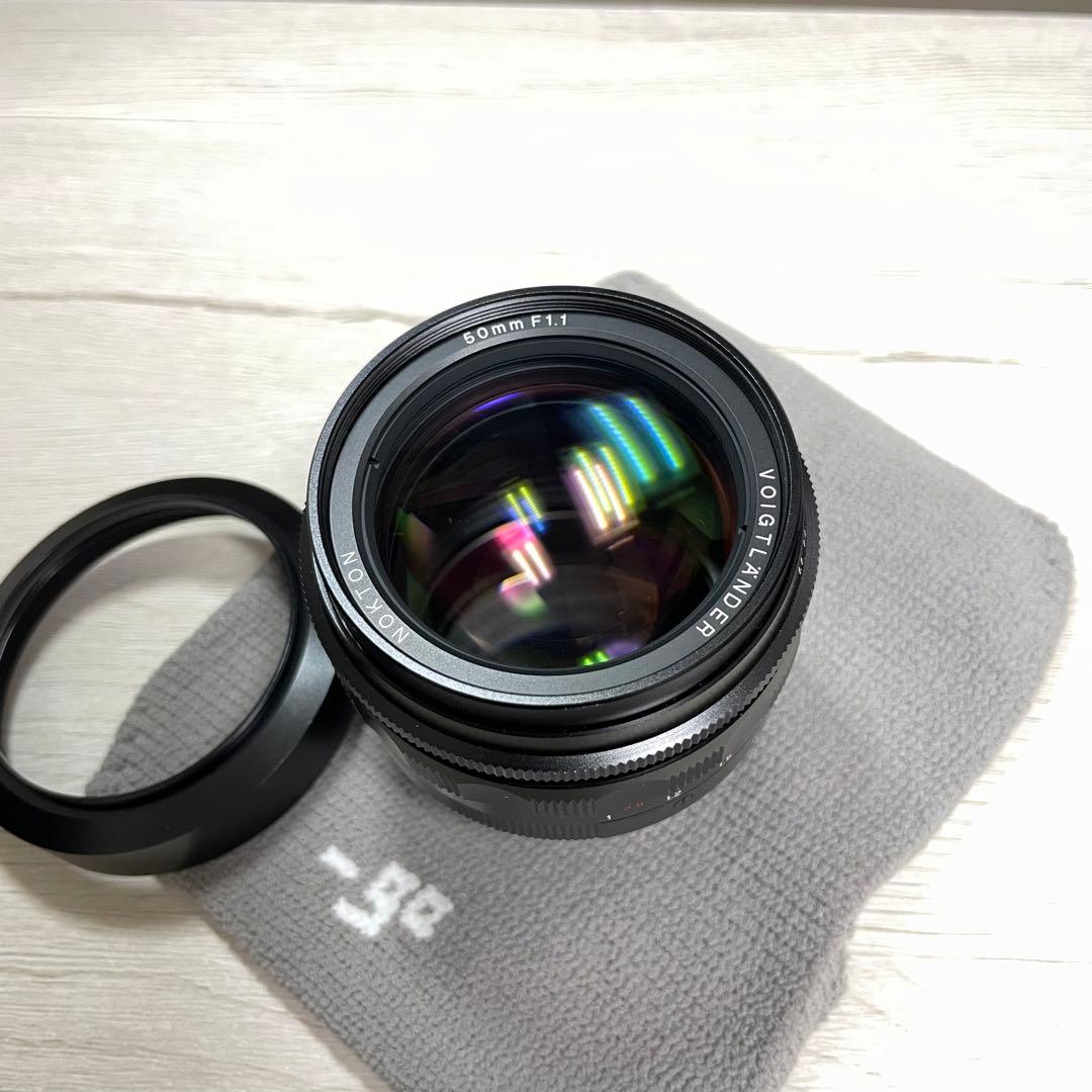 VoightLander 単焦点レンズ NOKTON 50mm F1.1
