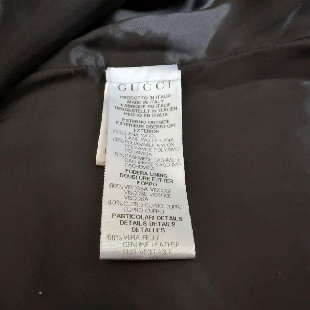 【美品】グッチ チルドレン ダッフルコート カシミヤ シェリーライン 5サイズ