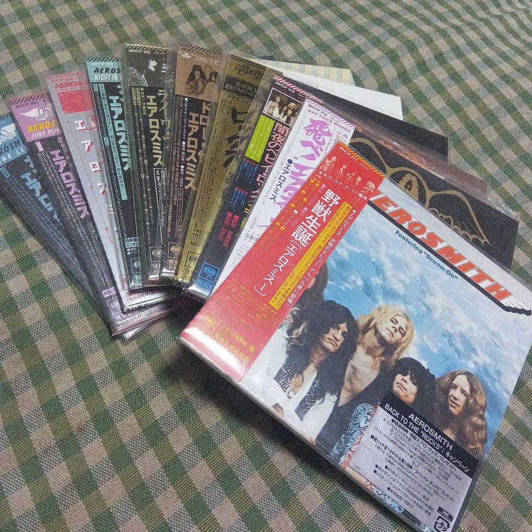 エアロスミス/紙ジャケCD10枚まとめ売り