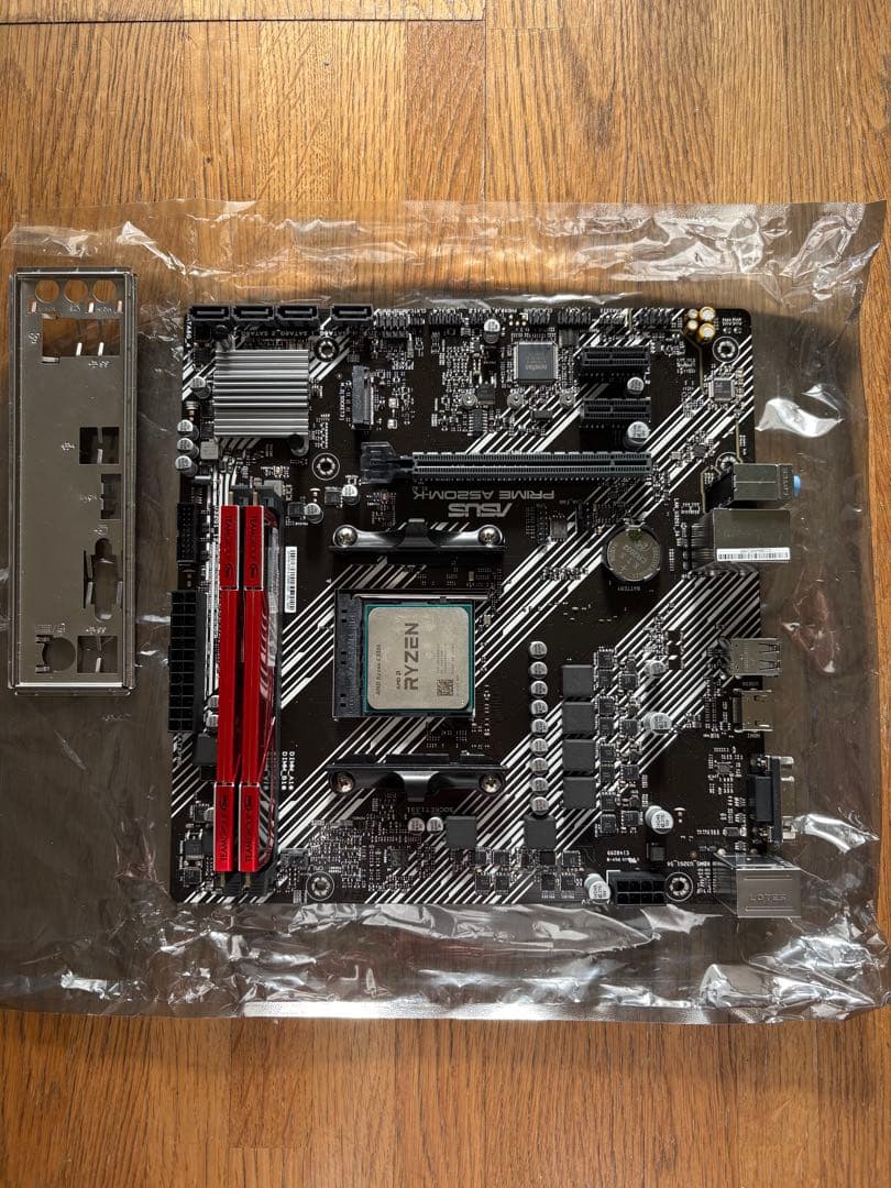 ASUS A520M-K CPU＆メモリ付き