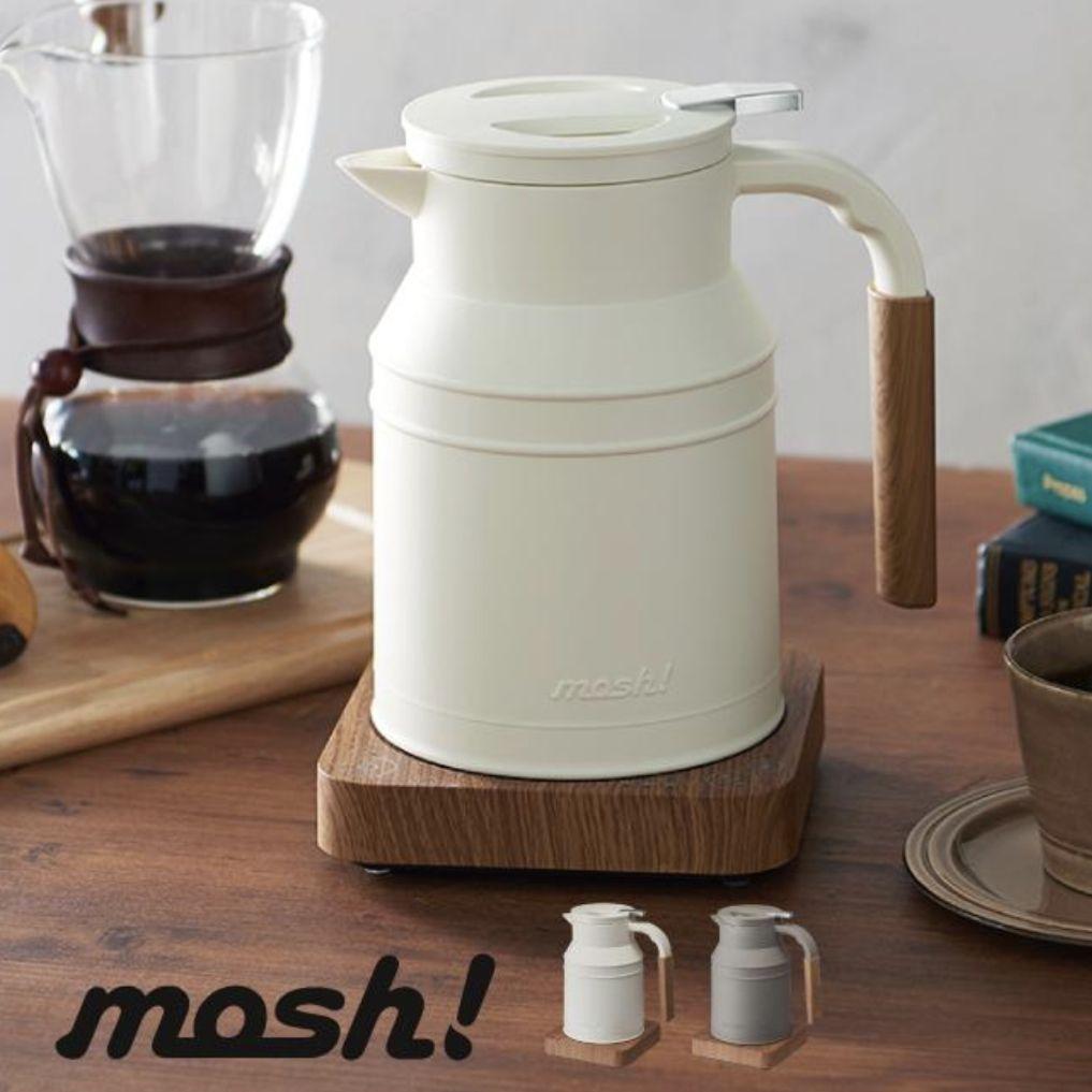 【新品未使用】mosh! モッシュ 電気ケトル M-EK1 アイボリー
