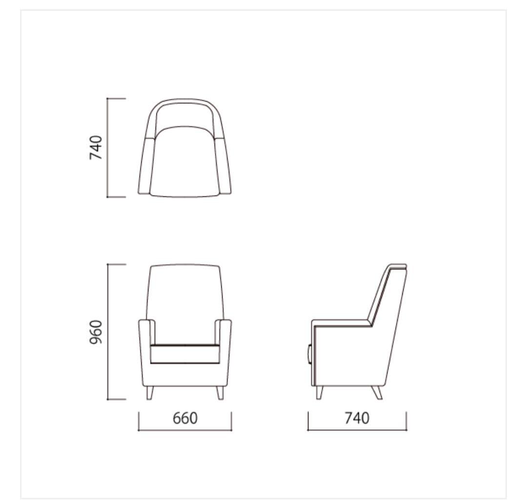 【June37】Idée (イデ－)ハイバックソファ1人掛けソファ