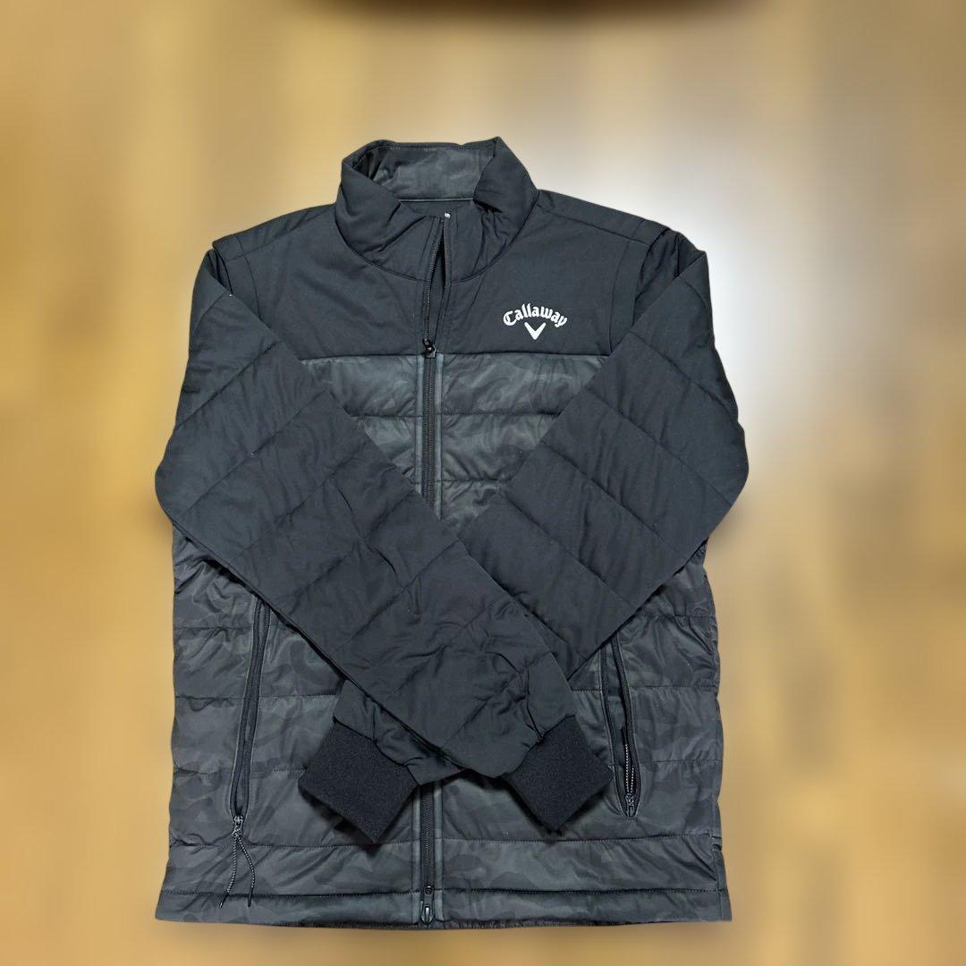 美品　Callaway 2way メンズ　迷彩柄ジャケット 中綿入り