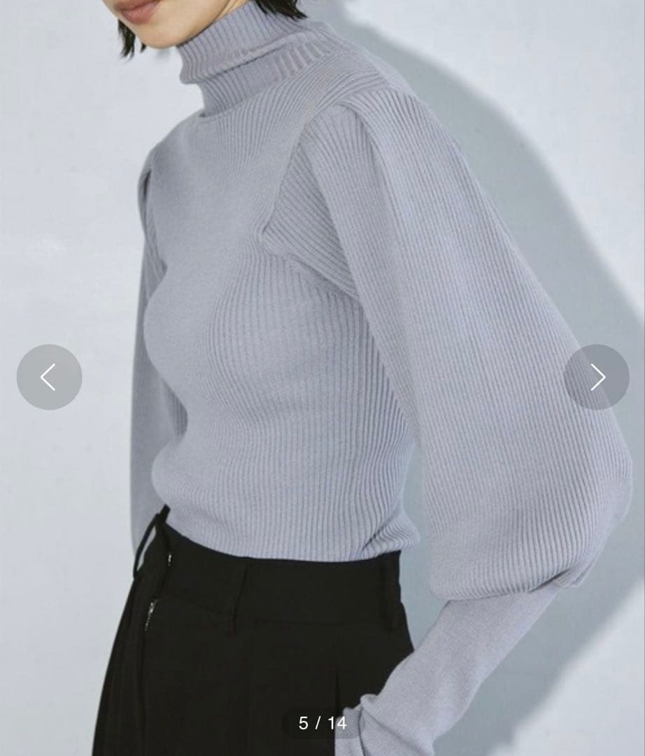 TODAYFUL トゥデイフル Puffsleeve Rib Knit 新品