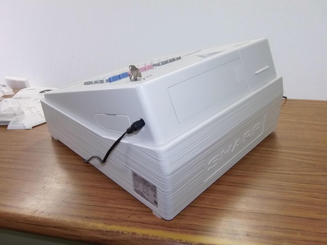 美品 設定無料 SHARP レジスター XE-A147-W 8部門 50517