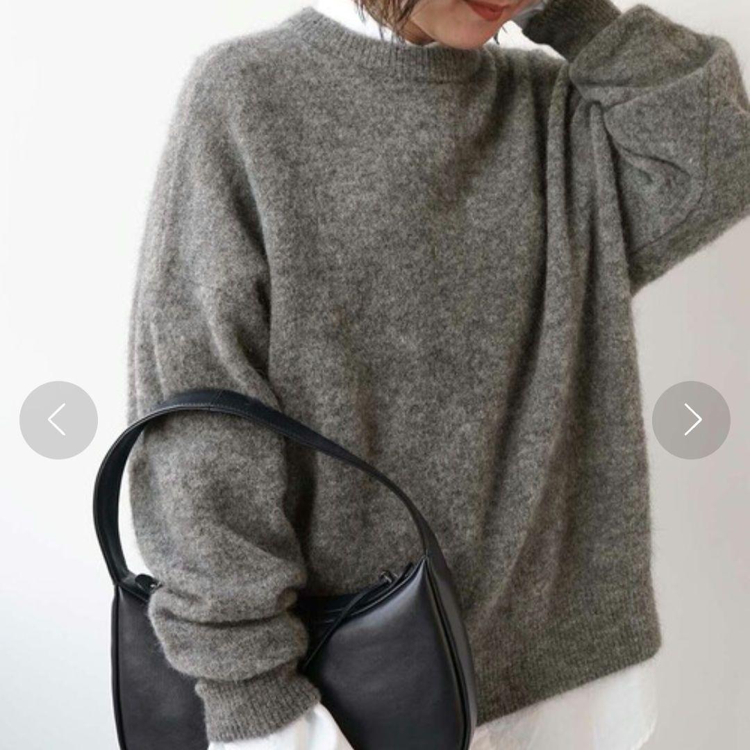 Deuxieme Classe Winter クルーネックニット