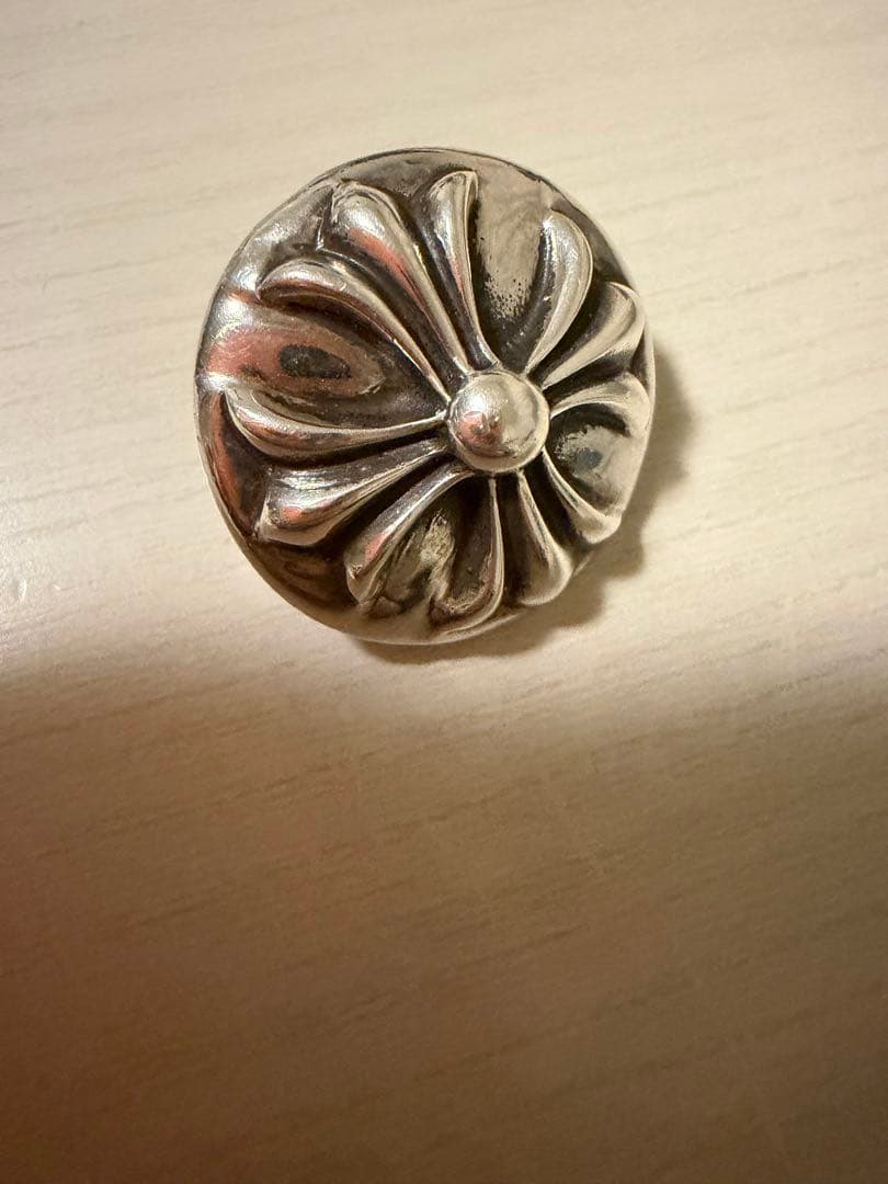 クロムハーツ CHROME HEARTSクロスボール ヘアゴム コンチョ SV