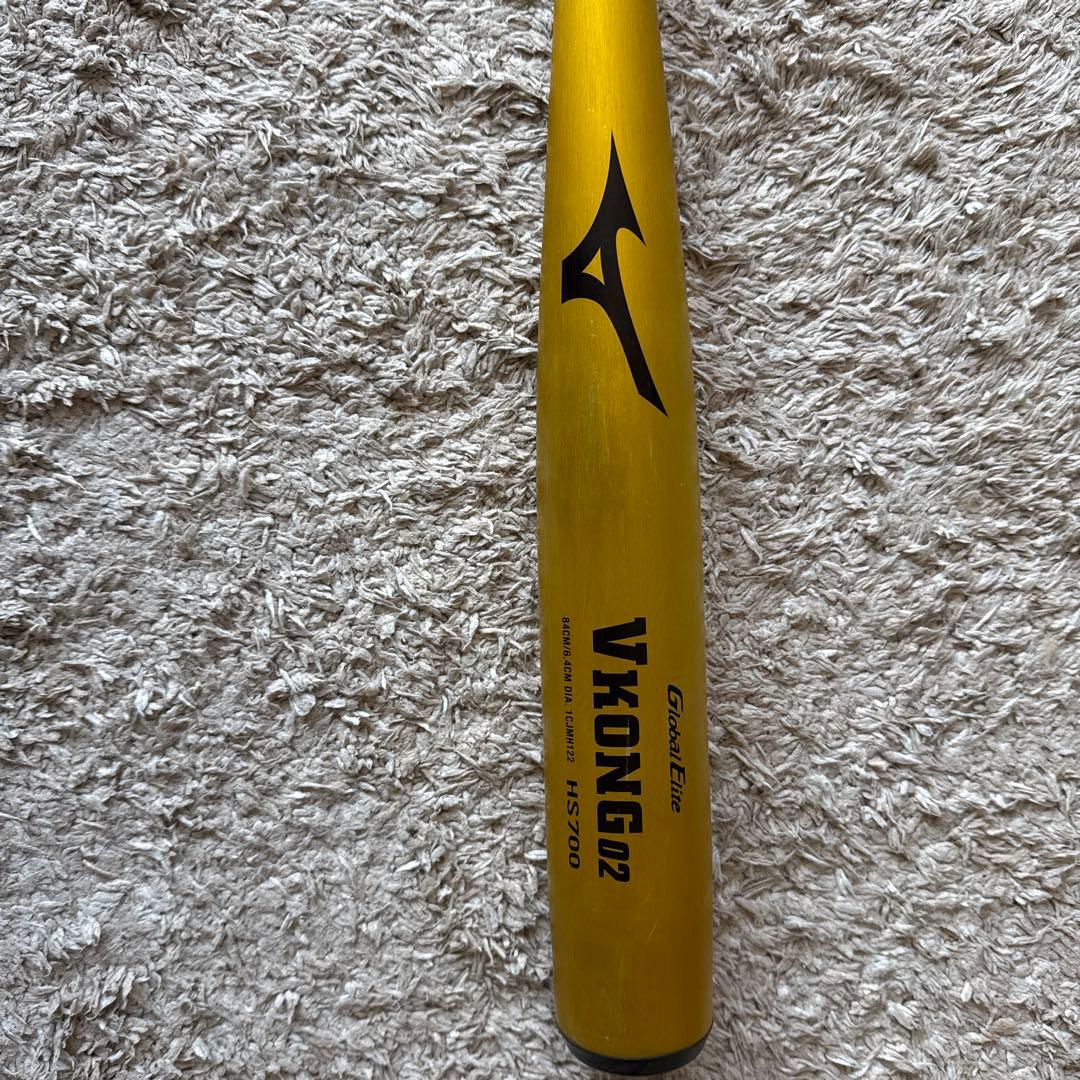ミズノ　VKONG 02 高校野球　新基準低反発硬式バット