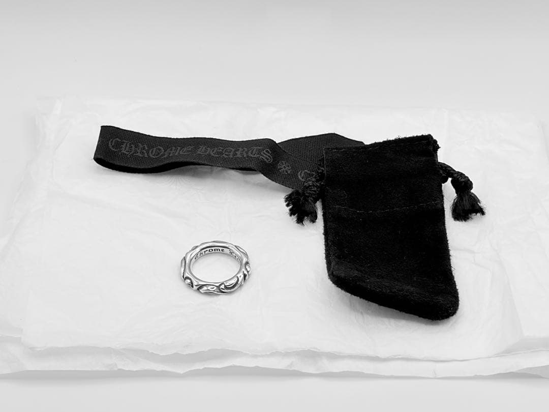 Chrome Hearts クロムハーツ スクロールバンドリング　12.5号