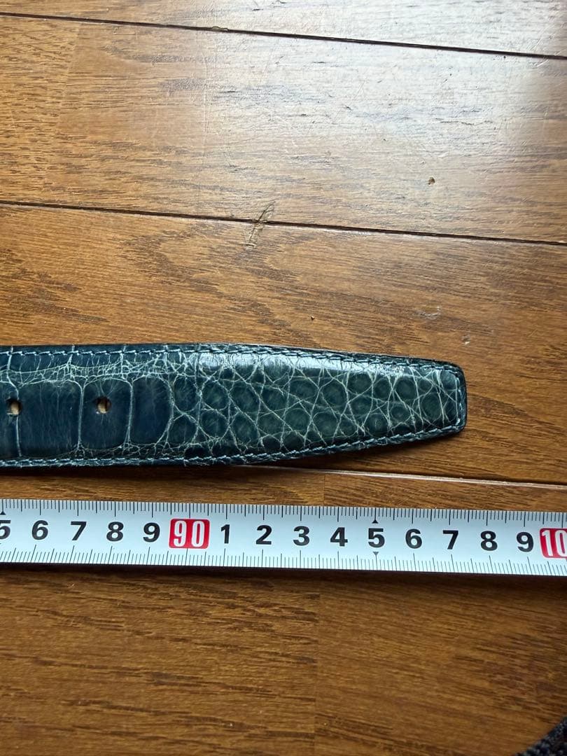 アンドレア ダミコAndrea DAMICO リアルクロコダイルベルト