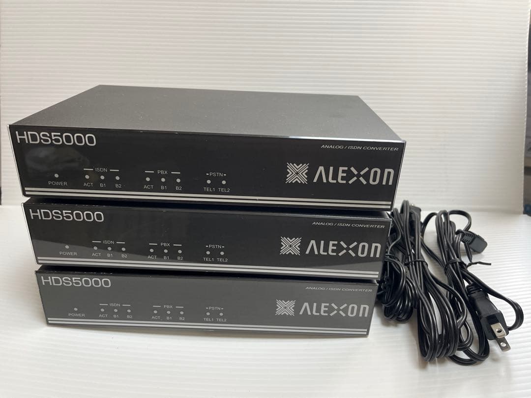 ALEXON HDS5000 アレクソン ひかり電話 収納 通電確認