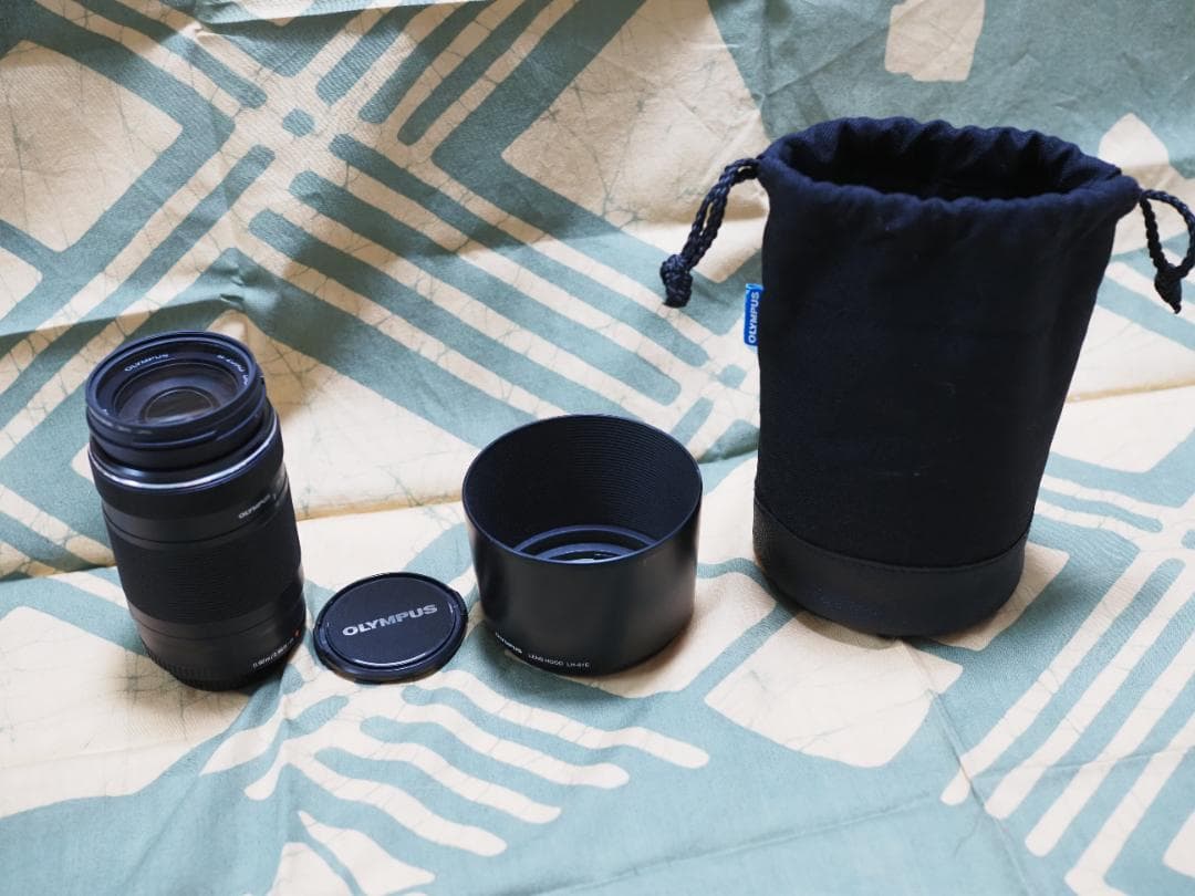 OLYMPUS ED 75-300mm f/4.8-6.7 II ケース類付き