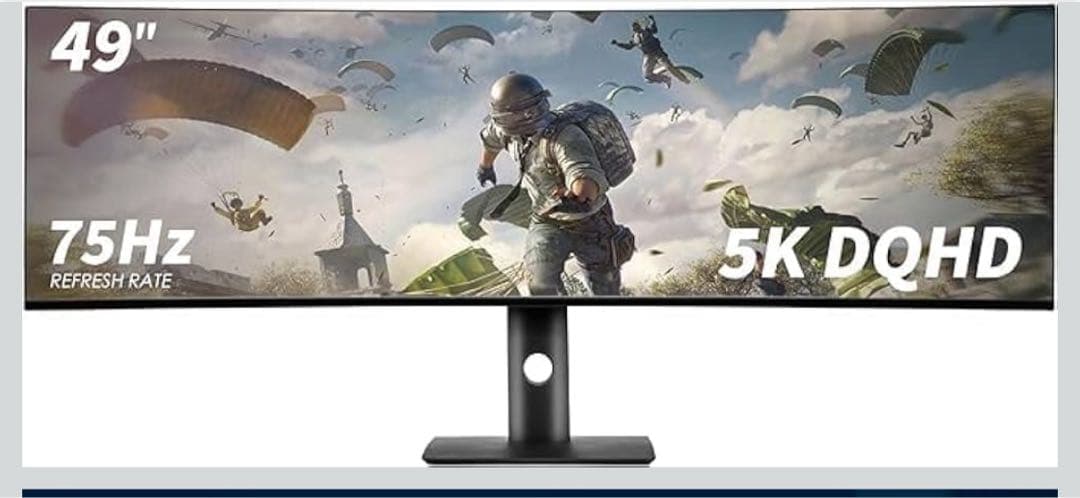 YOGAES 49インチ超ワイドデュアルQHD（5120 x 1440）IPS