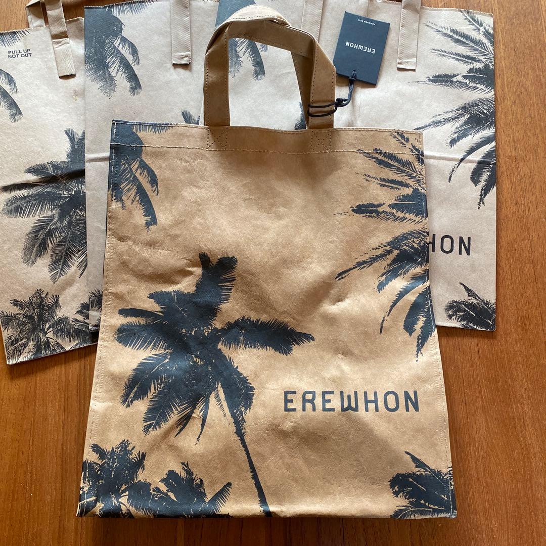 EREWHON エレウォンクラフトウォッシャブルバッグ1点と紙袋3点