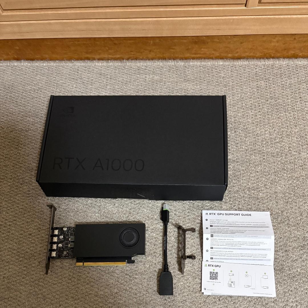 NVIDIA RTX A1000 グラフィックボード（中古品）