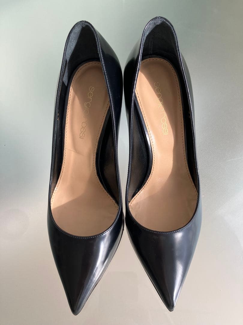Sergio Rossiセルジオロッシ ブラック ハイヒール 35