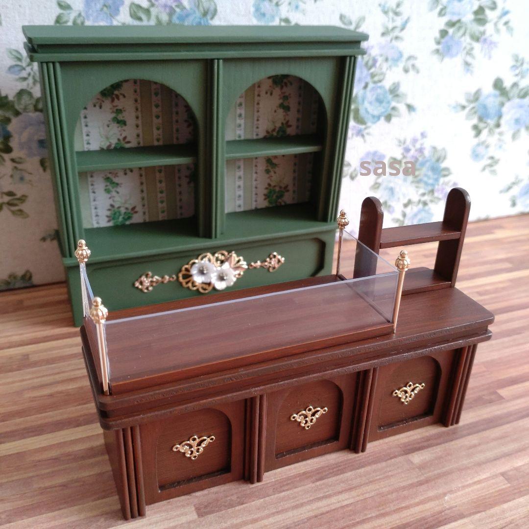 ミニチュア家具　ミニチュアショコラティエ家具セット