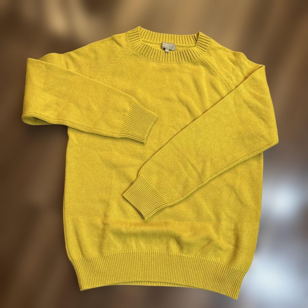 MARGARET HOWELL イエローニットセーター M マーガレットハウエル