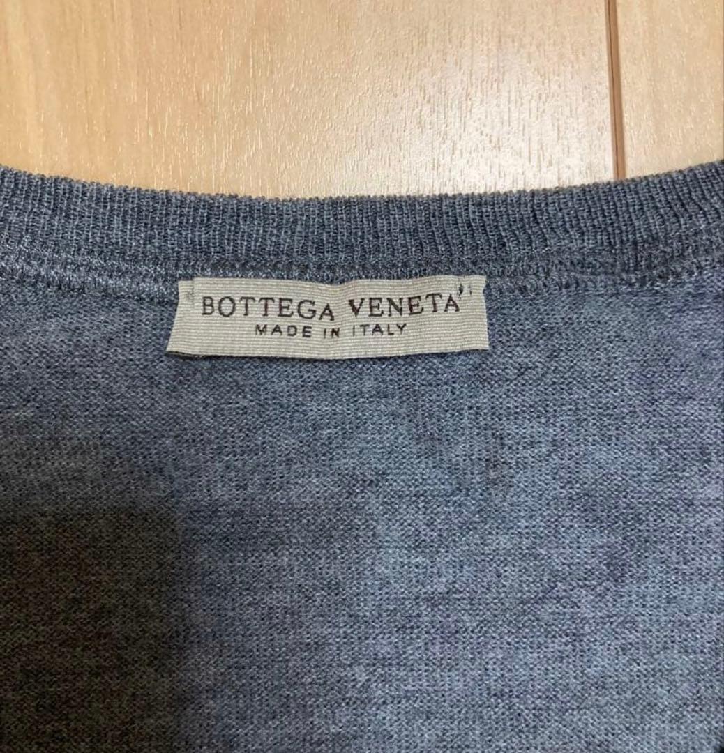 よ*ん様 BOTTEGA VENETAグレー Vネック セーター メンズ