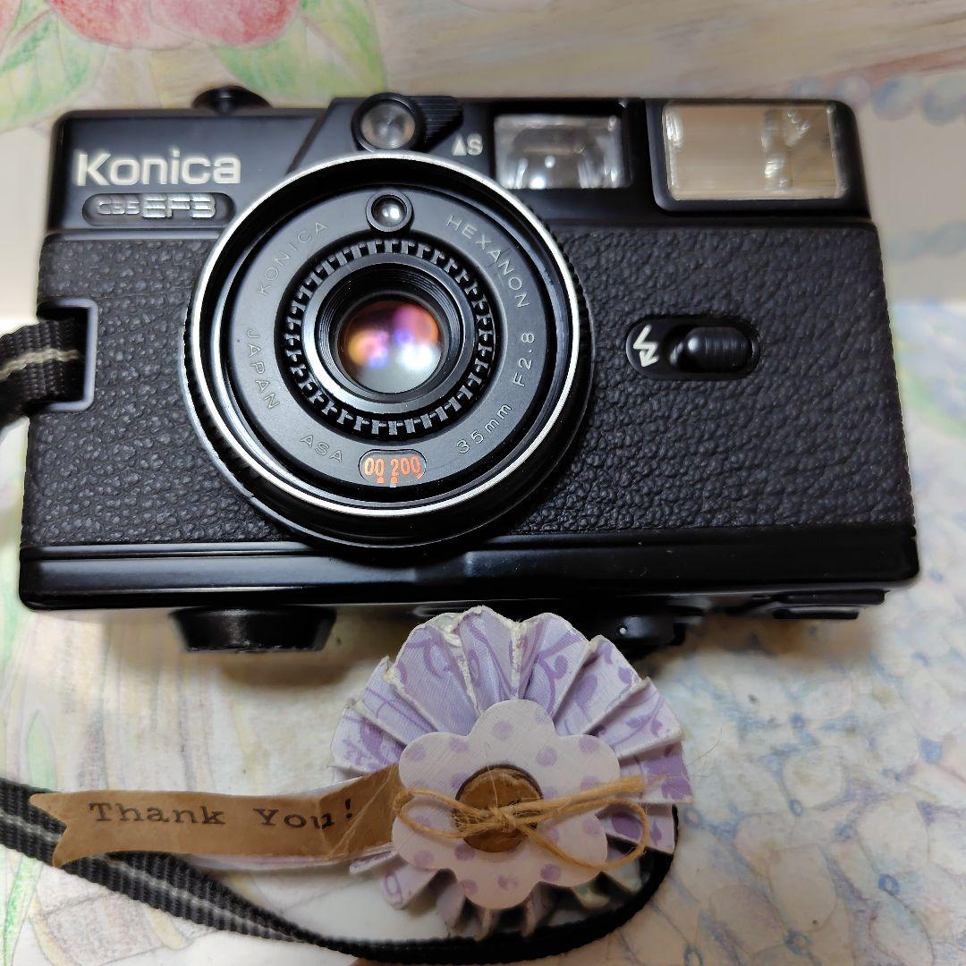 ☆☆極上級美品❕全動作確認済☆☆ KONICA C35 EF3 　ブラック