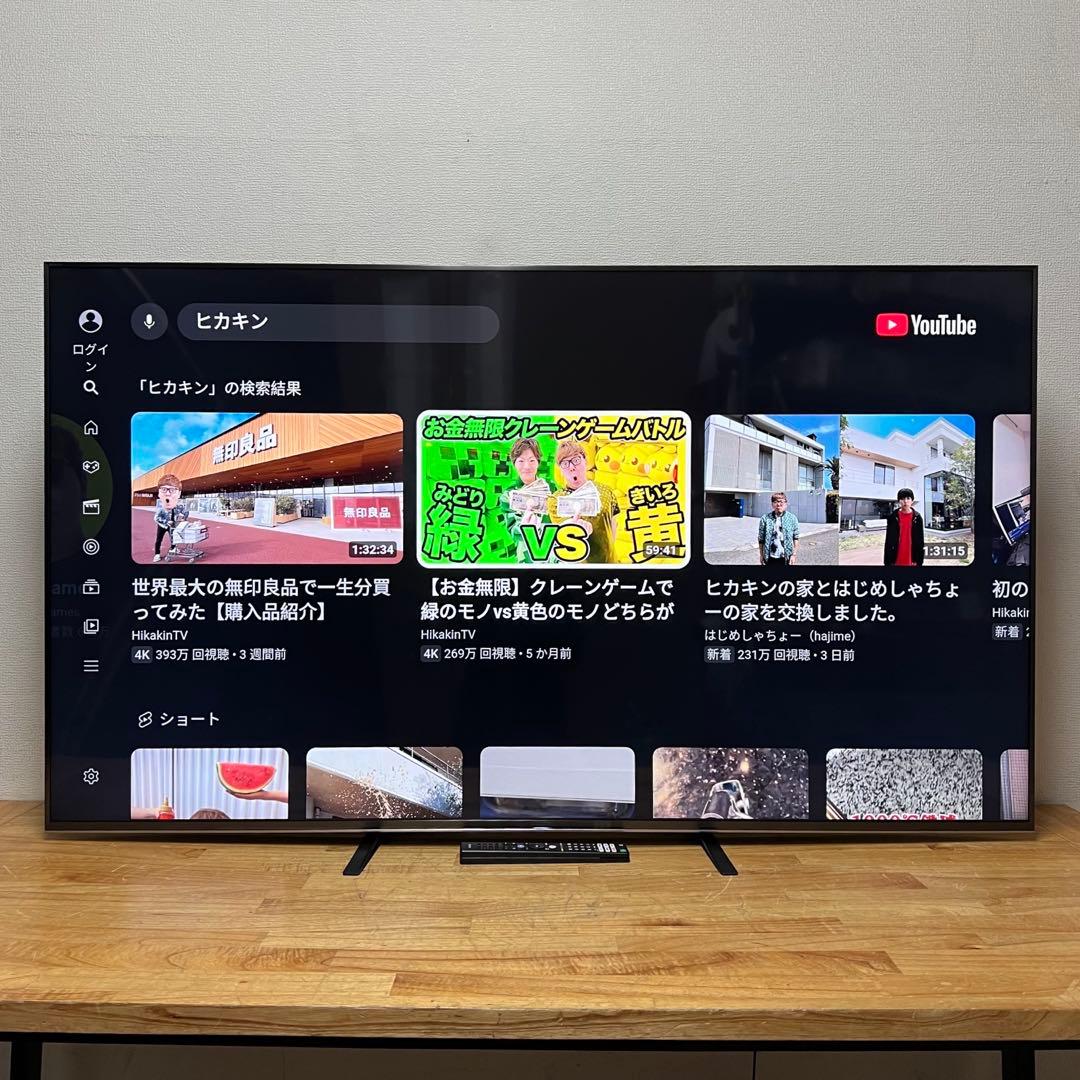 SONY 65V型 4K 液晶テレビ BRAVIA KJ-65X9500G