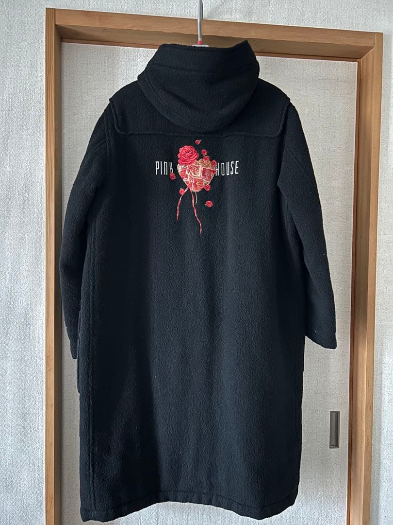 ピンクハウス　ブラック ダッフルコート