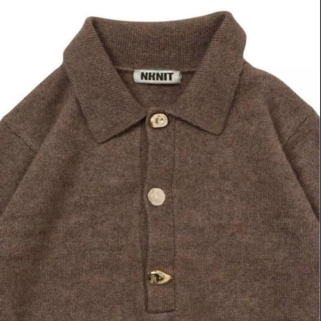 NKNIT raccoon mix skipper knit ①