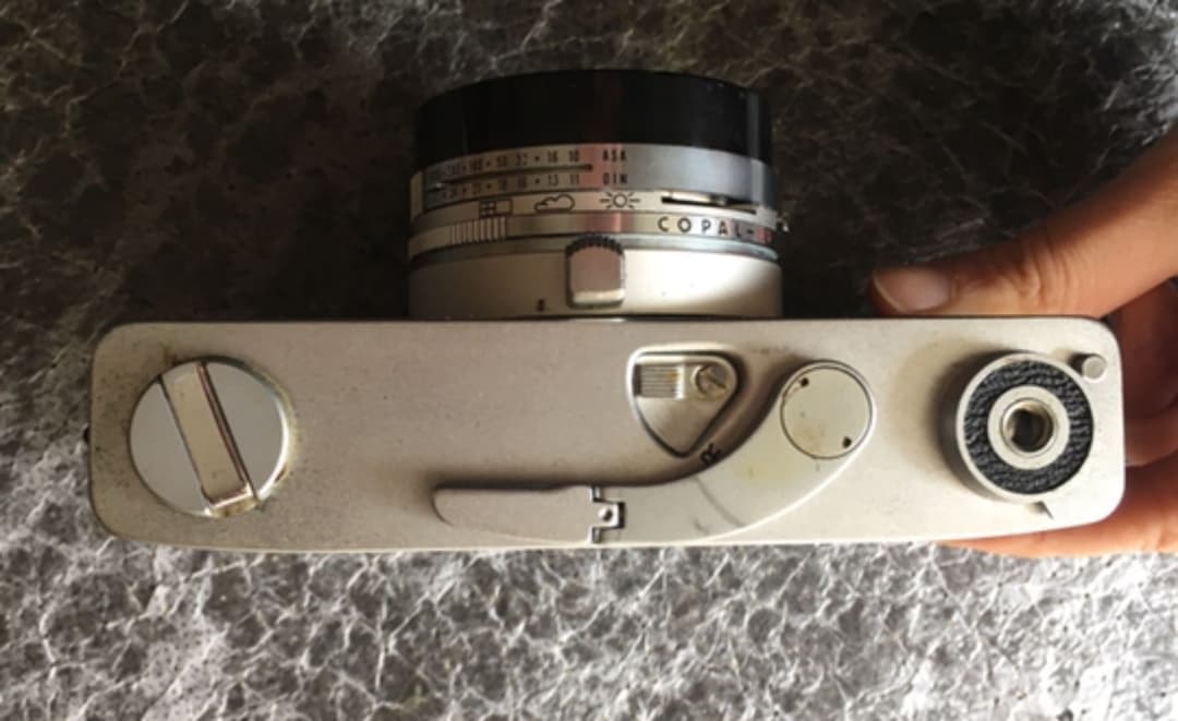 初代Canonet カメラ　革ケース付き　キャノネット　キャノン　キヤノン