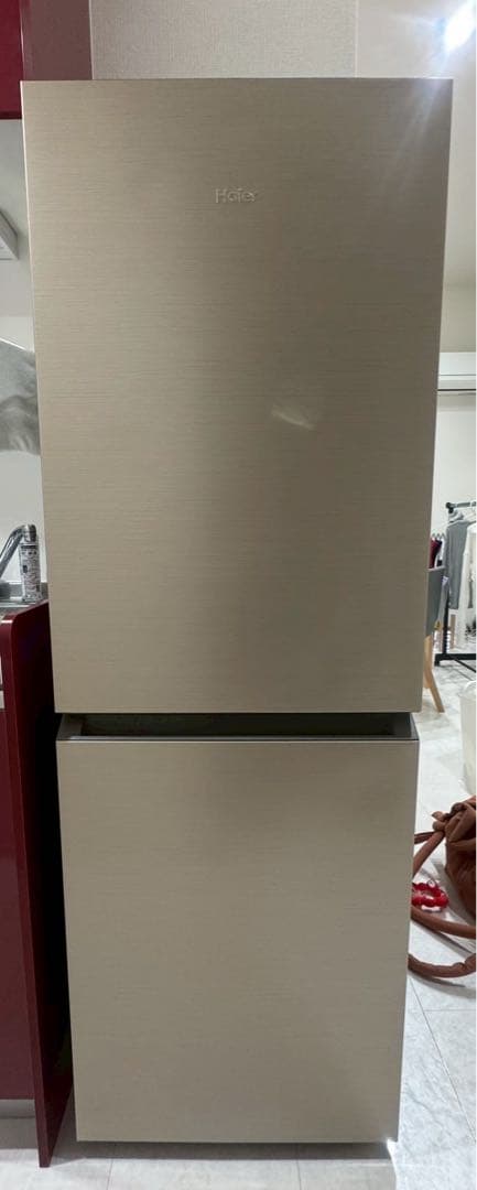 値下げ！【201L】Haierノンフロン冷蔵庫大容量冷凍室スリム【2024年製】