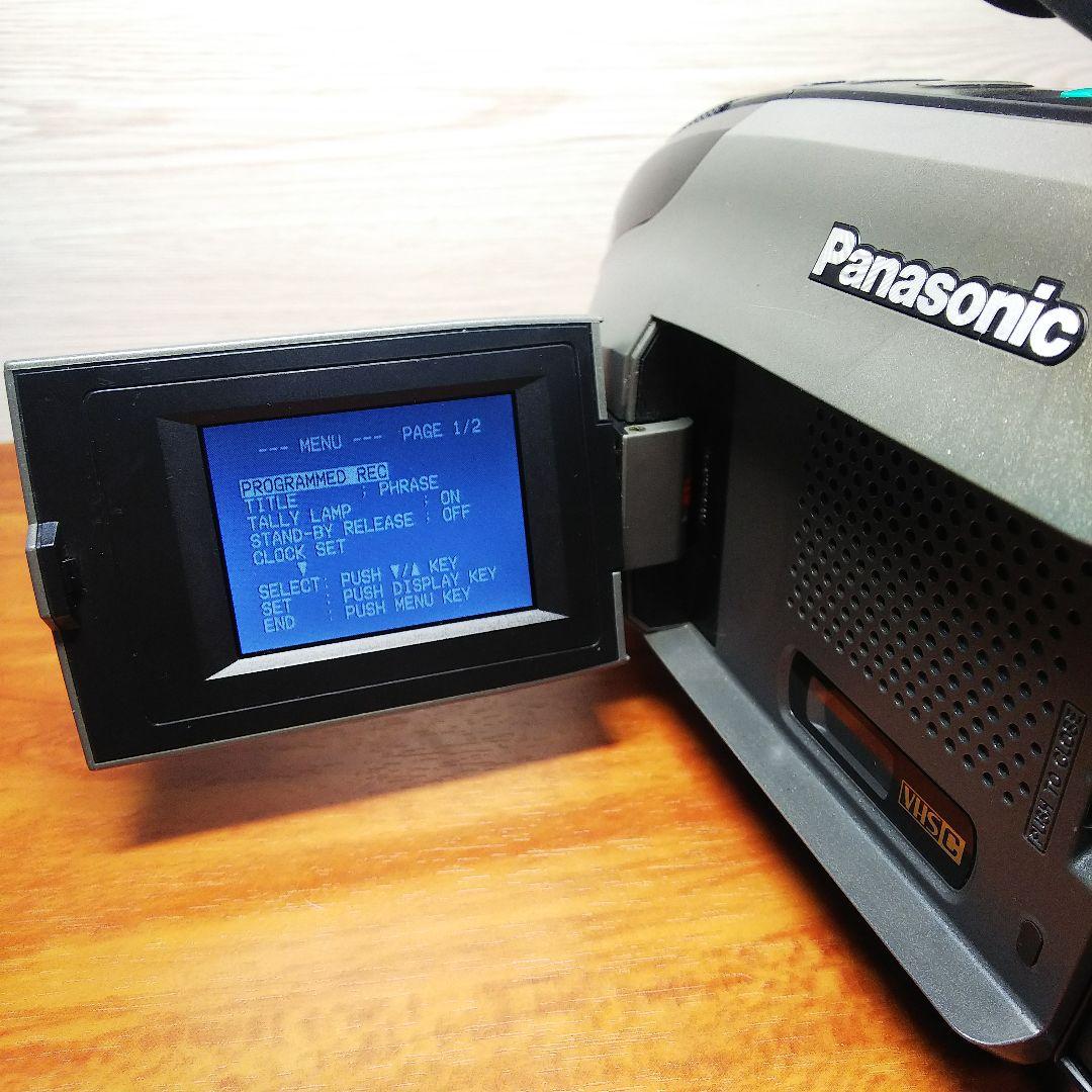 Panasonic VHS-C ビデオカメラ PV-L550D 希少動作品