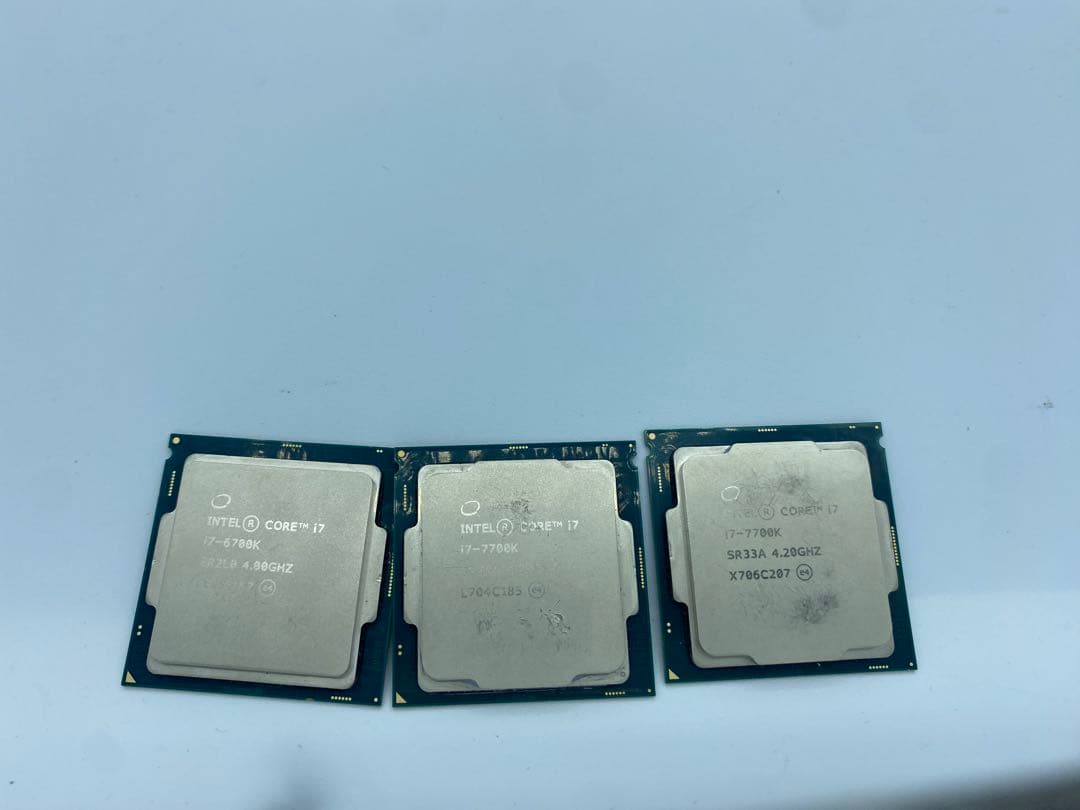 Intel Core i7-6700K、Core i7-7700K セット