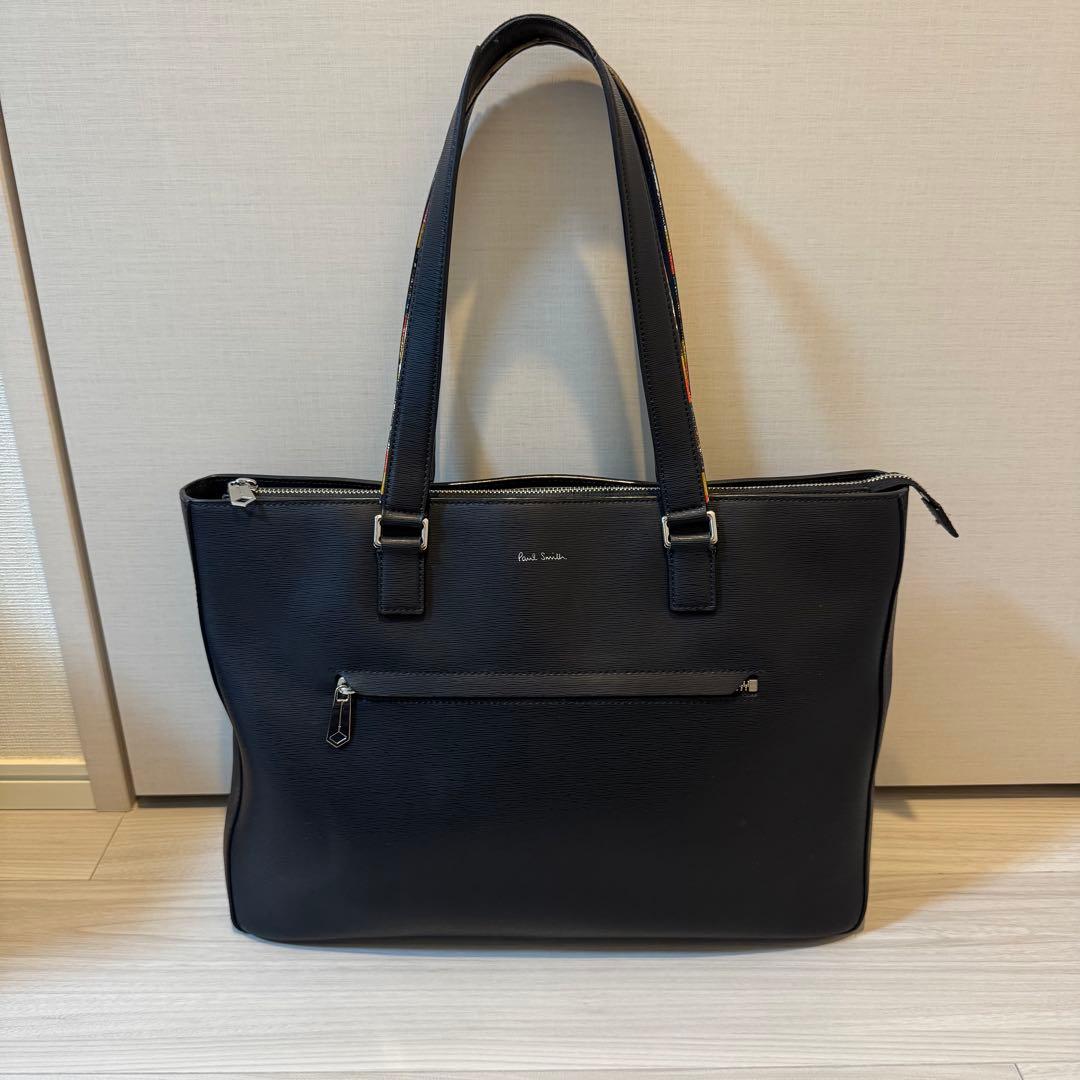 paul smith ポールスミス　クラシックエンボス　レザー　トートバッグ