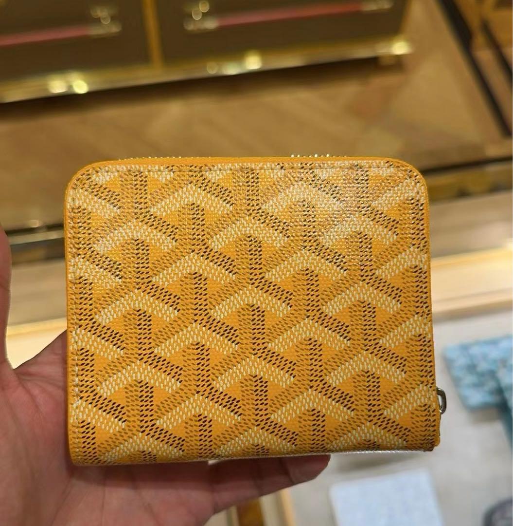 GOYARD ゴヤール ラウンジジップ　財布 イエロー