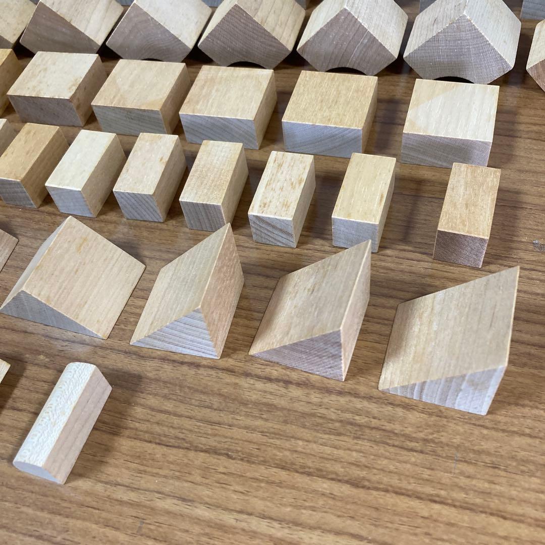 童具館 WAKU-BLOCK 30mm基尺積木、パターンケース 4×4 セット