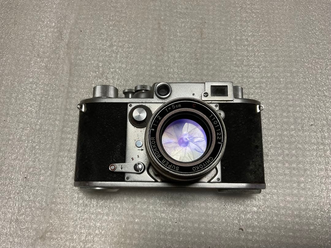 ミノルタ・３５。C.K.S。【昭和レトロフィルム式カメラ　カバア付き】。