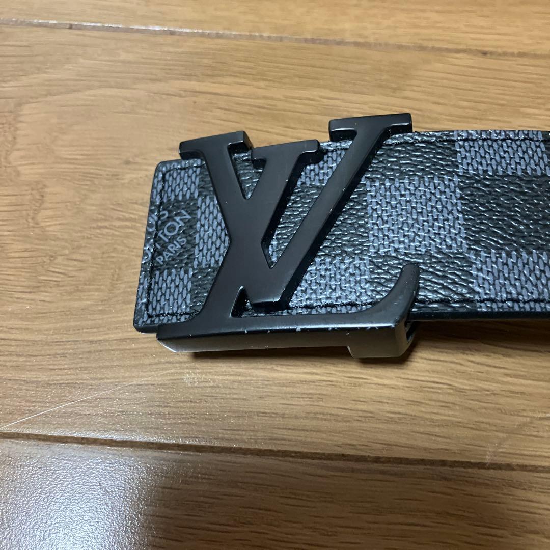 Louis Vuitton ルイヴィトン　ブラックダミエ　ベルト 110センチ