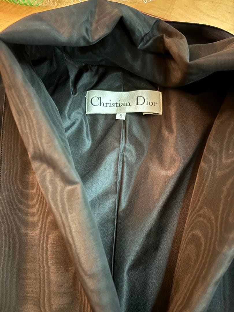 d*2様 Christian Dior ブラック ロングコート ベルト付き