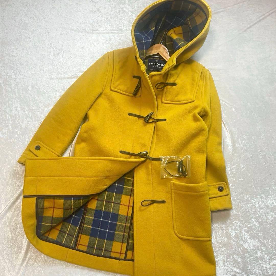 ロンドントラディション ダッフルコート イエロー 38 英国製