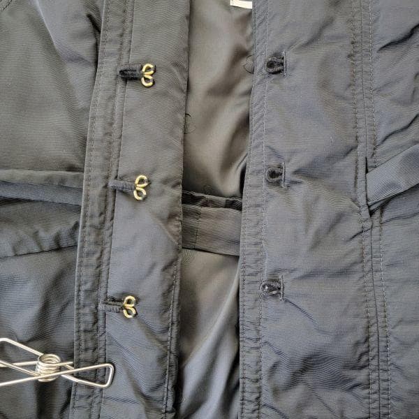 【レア】美品 モンクレール ファー付き ダウンジャケット 黒 サイズ00 6分丈