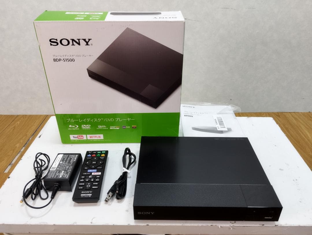 Y♢395 ソニー ブルーレイプレーヤー BDP-S1500 美品