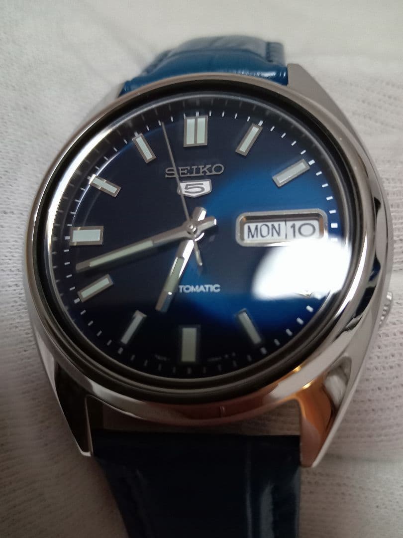 松*ん様 SEIKO5　AUTOMATIC　機械式自動巻　7S26　ネイビー　未