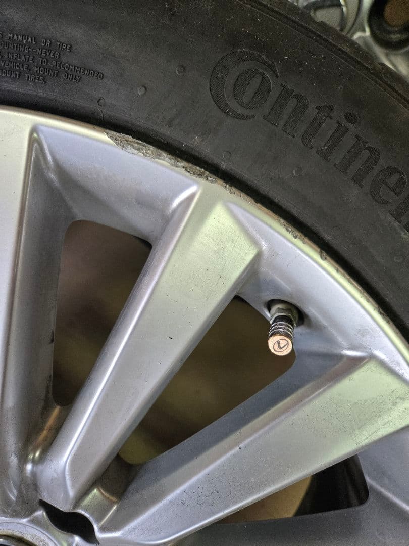 cell　レクサス LS純正ホイールタイヤ　センサー付き　19インチ