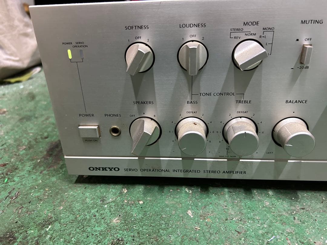 【現状品】ONKYO オンキョー Integra A-810 通電のみ