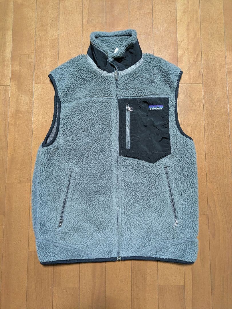 patagonia レトロX メンズ フリースベスト グレー　Y.N.O.
