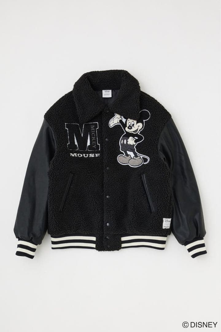 マウジー★ミッキーボアジャケット★ディズニー★ブラック