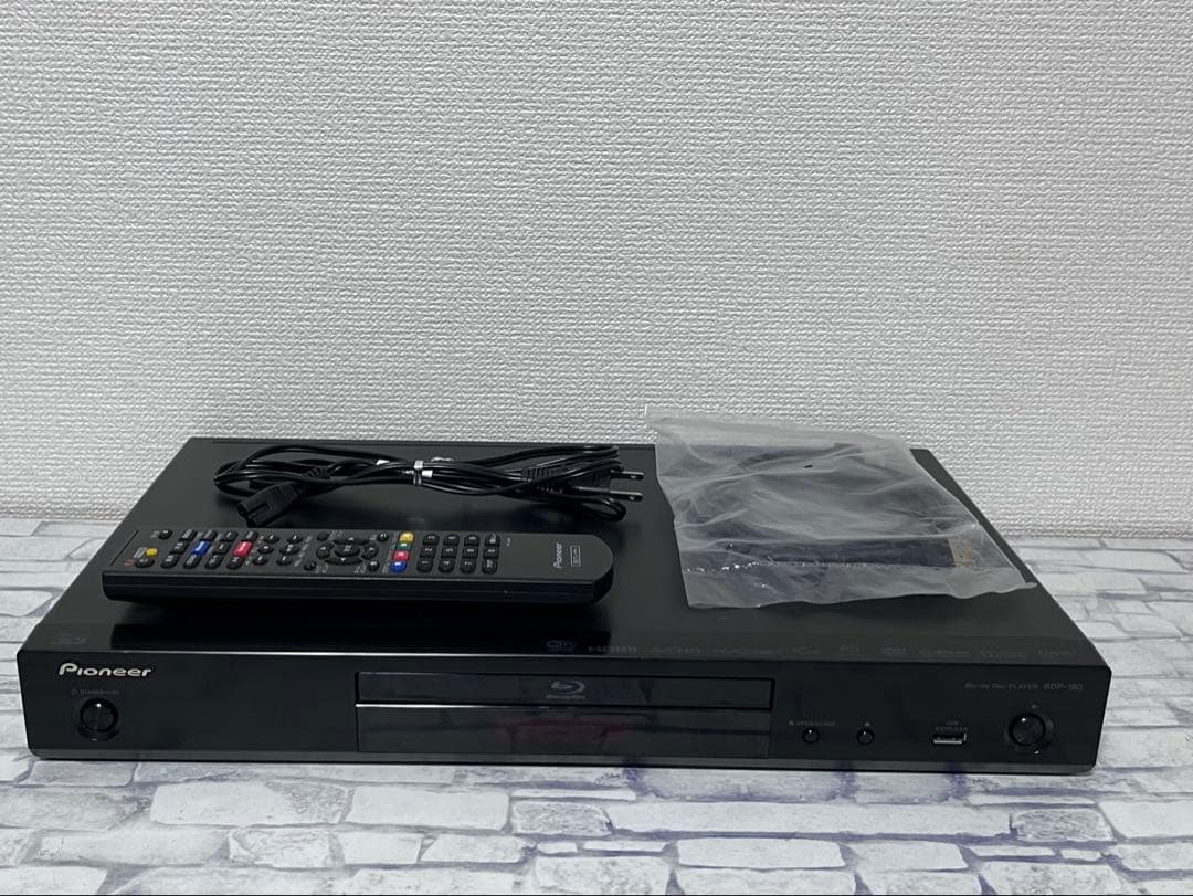 リモコン付き　パイオニア　SACD/ブルーレイプレイヤー　BDP-180-K