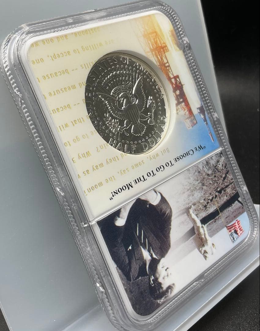 1964年　アメリカ　ハーフダラー　ケネディ　NGC PF69 サイン　銀貨